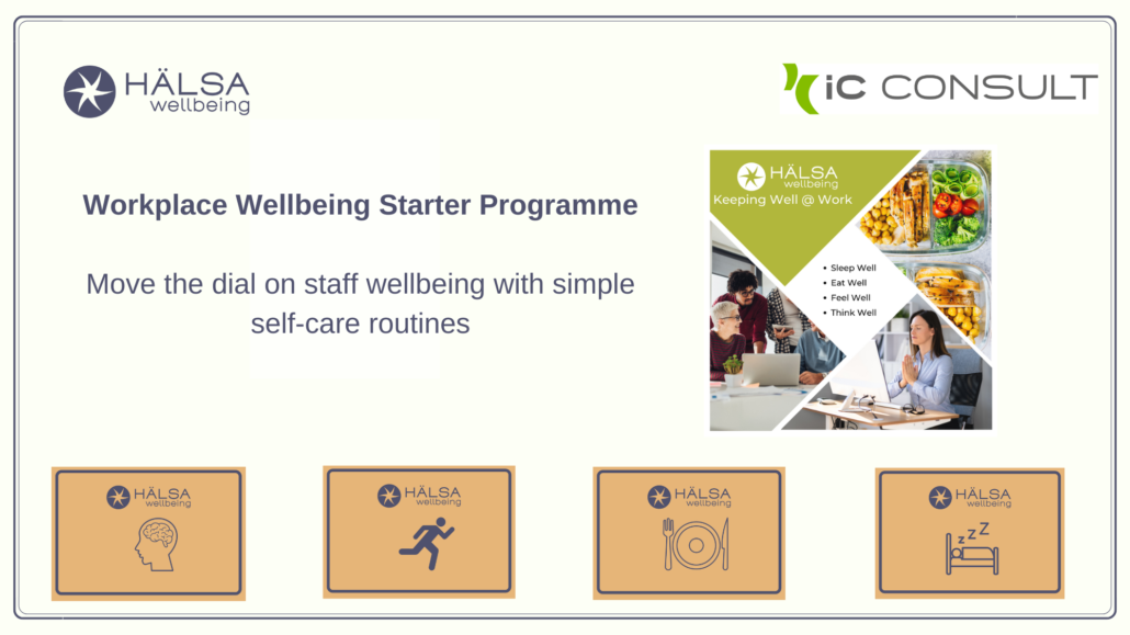 Hälsa Wellbeing supporting iC Consult