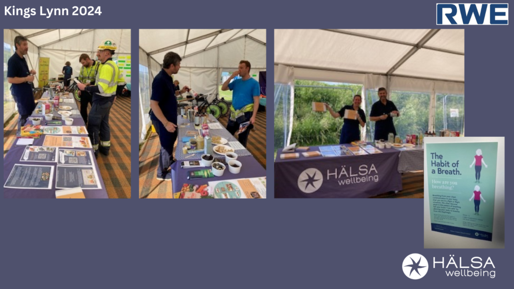 Halsa Wellbeing with RWE Generation at Kings Lynn