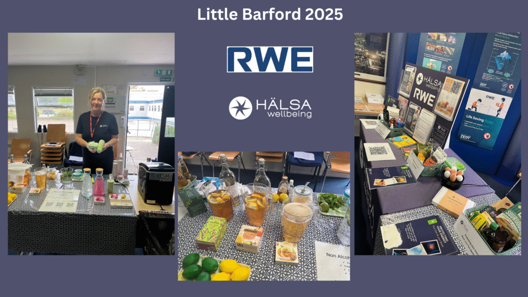 Hälsa Wellbeing supporting Little Barford PowerStation