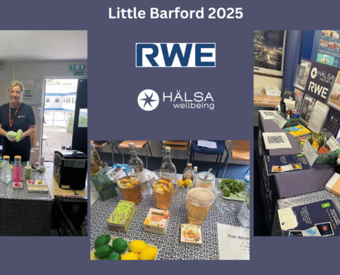Hälsa Wellbeing supporting Little Barford PowerStation