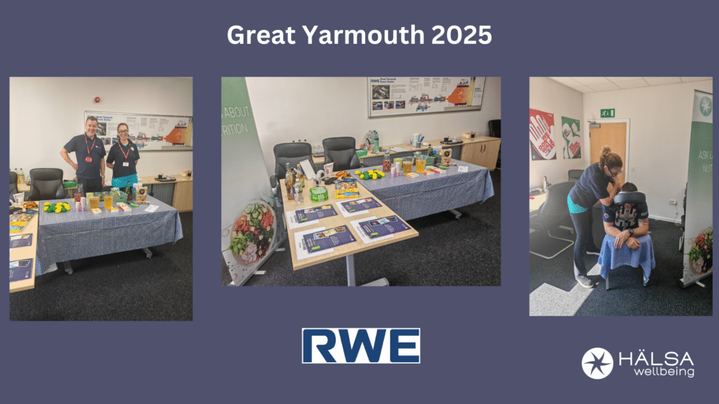 Hälsa Wellbeing at RWE Great Yarmouth