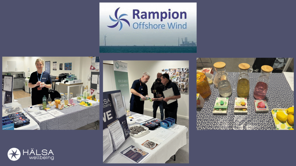 Hälsa Wellbeing at RWE_UK at Rampion Wind Farm