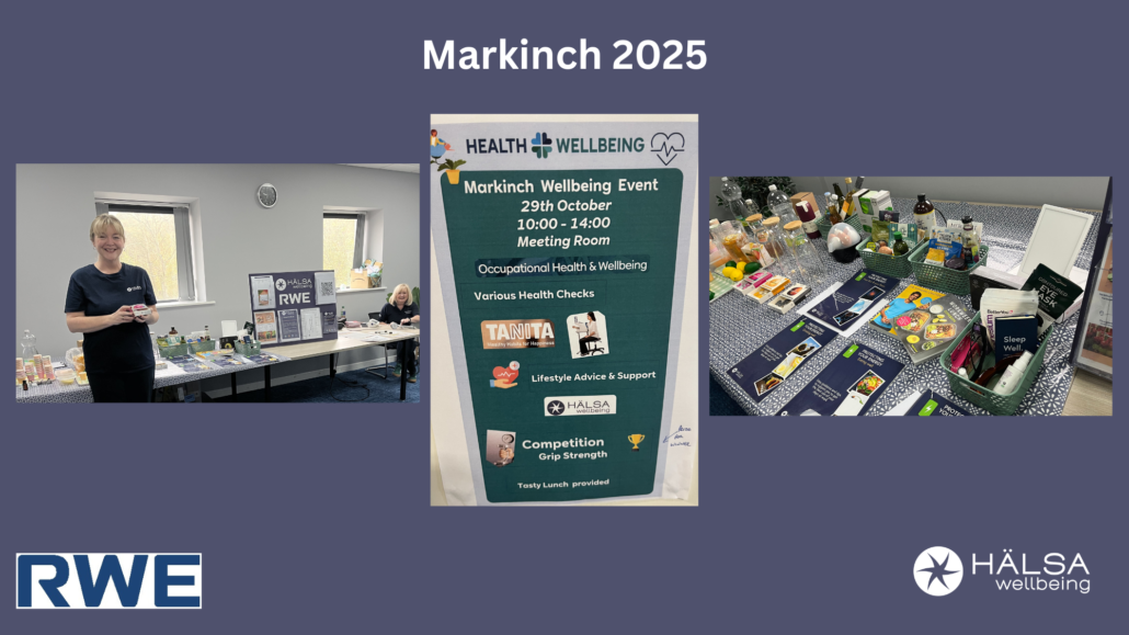 Halsa Wellbeing & RWE Markinch