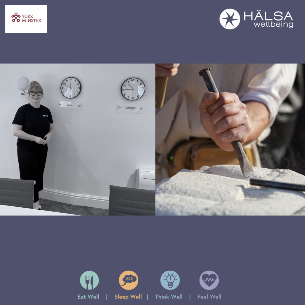 Halsa Wellbeing and York Minster, staff wellbeing